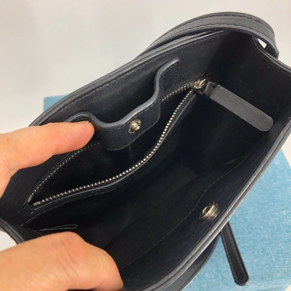 Steven Alan Camden black leather mini shoulder bag - Picture 8 of 14